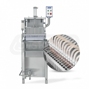 Dosador volumétrico de calda para formas de picolé